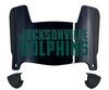 Jacksonville Dolphins Mini Football Helmet Visor Shield w/ Clips - PICK VISOR & LOGO COLOR