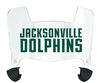 Jacksonville Dolphins Mini Football Helmet Visor Shield w/ Clips - PICK VISOR & LOGO COLOR
