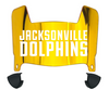 Jacksonville Dolphins Mini Football Helmet Visor Shield w/ Clips - PICK VISOR & LOGO COLOR