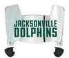 Jacksonville Dolphins Mini Football Helmet Visor Shield w/ Clips - PICK VISOR & LOGO COLOR