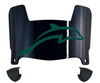 Jacksonville Dolphins Mini Football Helmet Visor Shield w/ Clips - PICK VISOR & LOGO COLOR