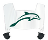 Jacksonville Dolphins Mini Football Helmet Visor Shield w/ Clips - PICK VISOR & LOGO COLOR