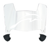 Jacksonville Dolphins Mini Football Helmet Visor Shield w/ Clips - PICK VISOR & LOGO COLOR