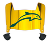 Jacksonville Dolphins Mini Football Helmet Visor Shield w/ Clips - PICK VISOR & LOGO COLOR