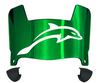 Jacksonville Dolphins Mini Football Helmet Visor Shield w/ Clips - PICK VISOR & LOGO COLOR