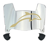 Jacksonville Dolphins Mini Football Helmet Visor Shield w/ Clips - PICK VISOR & LOGO COLOR
