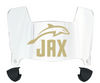 Jacksonville Dolphins Mini Football Helmet Visor Shield w/ Clips - PICK VISOR & LOGO COLOR