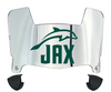Jacksonville Dolphins Mini Football Helmet Visor Shield w/ Clips - PICK VISOR & LOGO COLOR