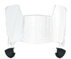 Jacksonville Dolphins Mini Football Helmet Visor Shield w/ Clips - PICK VISOR & LOGO COLOR