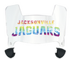 Jacksonville Jaguars Limited Edition Mini Football Helmet Visor Shield w/ Clips - PICK VISOR & LOGO COLOR