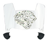 Jacksonville Jaguars Limited Edition Mini Football Helmet Visor Shield w/ Clips - PICK VISOR & LOGO COLOR