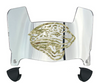 Jacksonville Jaguars Limited Edition Mini Football Helmet Visor Shield w/ Clips - PICK VISOR & LOGO COLOR