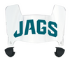 Jacksonville Jaguars Mini Football Helmet Visor Shield w/ Clips - PICK VISOR & LOGO COLOR