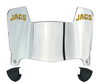 Jacksonville Jaguars Mini Football Helmet Visor Shield w/ Clips - PICK VISOR & LOGO COLOR