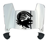 Jacksonville State Gamecocks Mini Football Helmet Visor Shield w/ Clips - PICK VISOR & LOGO COLOR