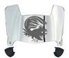 Jacksonville State Gamecocks Mini Football Helmet Visor Shield w/ Clips - PICK VISOR & LOGO COLOR