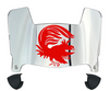 Jacksonville State Gamecocks Mini Football Helmet Visor Shield w/ Clips - PICK VISOR & LOGO COLOR