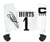 Jalen Hurts Philadelphia Eagles Mini Football Helmet Visor w/ Clips - PICK COLOR