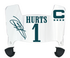 Jalen Hurts Philadelphia Eagles Mini Football Helmet Visor w/ Clips - PICK COLOR