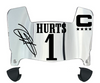 Jalen Hurts Philadelphia Eagles Mini Football Helmet Visor w/ Clips - PICK COLOR