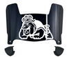 James Madison Dukes Mini Football Helmet Visor Shield w/ Clips - PICK VISOR & LOGO COLOR
