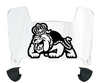 James Madison Dukes Mini Football Helmet Visor Shield w/ Clips - PICK VISOR & LOGO COLOR