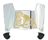 James Madison Dukes Mini Football Helmet Visor Shield w/ Clips - PICK VISOR & LOGO COLOR
