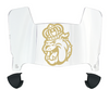 James Madison Dukes Mini Football Helmet Visor Shield w/ Clips - PICK VISOR & LOGO COLOR