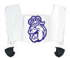 James Madison Dukes Mini Football Helmet Visor Shield w/ Clips - PICK VISOR & LOGO COLOR