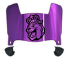 James Madison Dukes Mini Football Helmet Visor Shield w/ Clips - PICK VISOR & LOGO COLOR