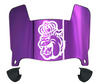 James Madison Dukes Mini Football Helmet Visor Shield w/ Clips - PICK VISOR & LOGO COLOR