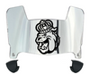 James Madison Dukes Mini Football Helmet Visor Shield w/ Clips - PICK VISOR & LOGO COLOR