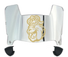 James Madison Dukes Mini Football Helmet Visor Shield w/ Clips - PICK VISOR & LOGO COLOR