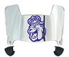 James Madison Dukes Mini Football Helmet Visor Shield w/ Clips - PICK VISOR & LOGO COLOR