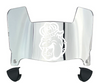 James Madison Dukes Mini Football Helmet Visor Shield w/ Clips - PICK VISOR & LOGO COLOR