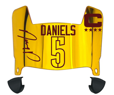 Jayden Daniels Washington Commanders Mini Football Helmet Visor w/ Clips - PICK COLOR