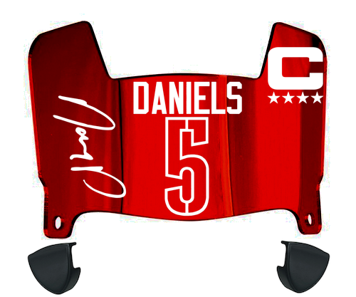 Jayden Daniels Washington Commanders Mini Football Helmet Visor w/ Clips - PICK COLOR