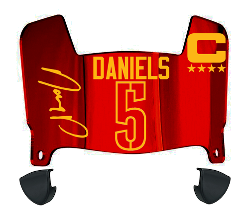 Jayden Daniels Washington Commanders Mini Football Helmet Visor w/ Clips - PICK COLOR
