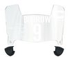 Joe Burrow Cincinnati Bengals Mini Football Helmet Visor w/ Clips - PICK COLOR