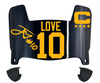 Jordan Love Green Bay Packers Mini Football Helmet Visor w/ Clips - PICK COLOR