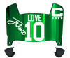 Jordan Love Green Bay Packers Mini Football Helmet Visor w/ Clips - PICK COLOR