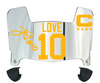 Jordan Love Green Bay Packers Mini Football Helmet Visor w/ Clips - PICK COLOR