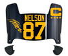 Jordy Nelson Green Bay Packers Mini Football Helmet Visor w/ Clips - PICK COLOR