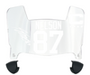 Jordy Nelson Green Bay Packers Mini Football Helmet Visor w/ Clips - PICK COLOR