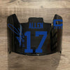 Josh Allen Buffalo Bills Custom Full Size Football Helmet Visor Shield w/ Clips - PICK VISOR & LOGO COLOR