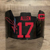 Josh Allen Buffalo Bills Custom Full Size Football Helmet Visor Shield w/ Clips - PICK VISOR & LOGO COLOR