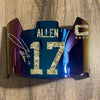 Josh Allen Buffalo Bills Custom Full Size Football Helmet Visor Shield w/ Clips - PICK VISOR & LOGO COLOR
