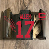 Josh Allen Buffalo Bills Custom Full Size Football Helmet Visor Shield w/ Clips - PICK VISOR & LOGO COLOR