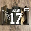 Josh Allen Buffalo Bills Custom Full Size Football Helmet Visor Shield w/ Clips - PICK VISOR & LOGO COLOR