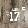 Josh Allen Buffalo Bills Custom Full Size Football Helmet Visor Shield w/ Clips - PICK VISOR & LOGO COLOR